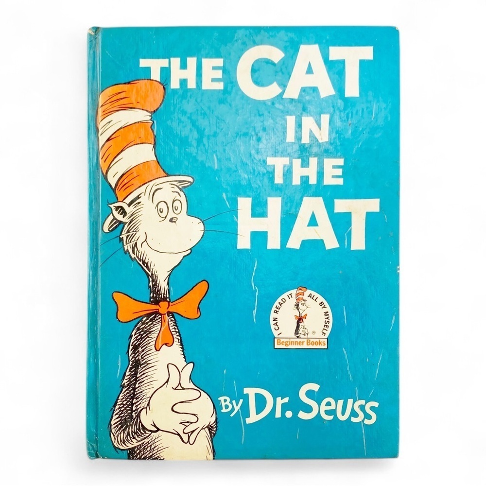 The Cat In The Hat Dr Seuss 1957 First Edition Book Club Edition Random House HC